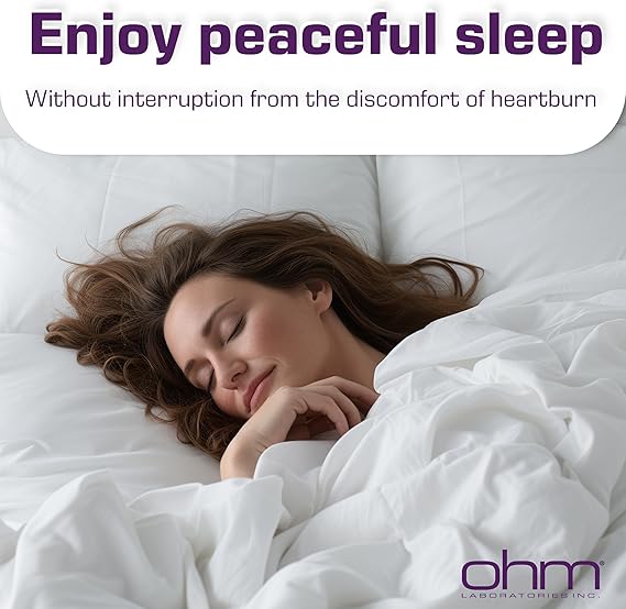 Ohm Esomeprazole Magnesium 20mg – 42 Delayed-Release Capsules – Acid Reducer for 24-Hour Heartburn Relief