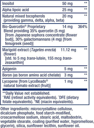 Life Extension One-Per-Day Multivitamin – High Potency, Quercetin, 5-MTHF, Plant Extracts – 60 Tablets
