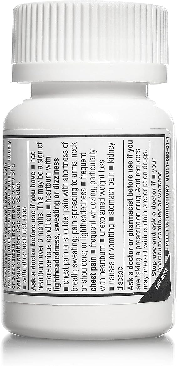 Magno-Humphries Famotidine 10mg Tablets – 90 Count – Acid Reducer for Heartburn & Indigestion Relief