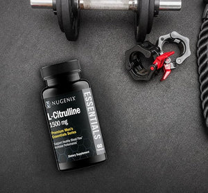 Nugenix Essentials L-Citrulline Supplement – 1500mg, 60 Capsules, Enhanced Blood Flow & Performance