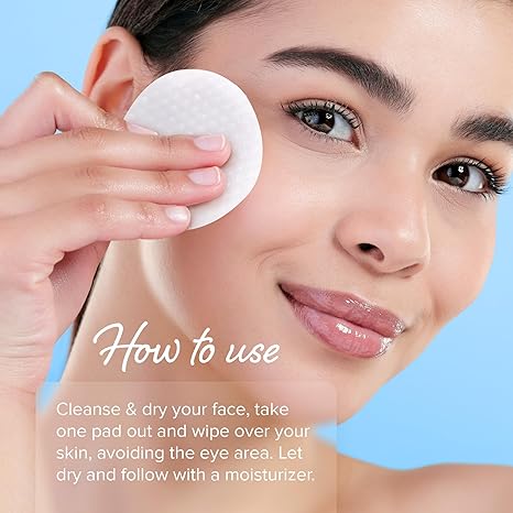 MAREE Glycolic Acid Exfoliating Pads – Salicylic Acid, Tea Tree & Vitamins (50ct)