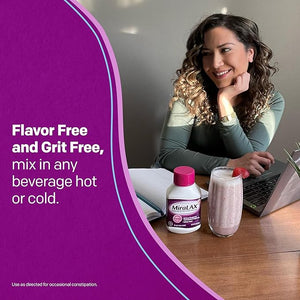 MiraLAX Laxative Powder – Gentle Constipation Relief with PEG 3350 – Stool Softener, 45 Doses – No Harsh Side Effects