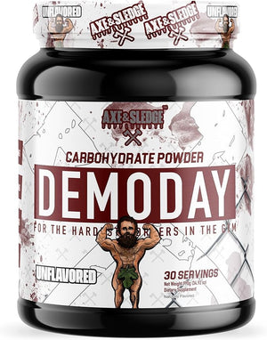 Axe & Sledge Demo Day Intra-Workout Carbohydrate Powder – Cluster Dextrin, Carb10, Hydromax & Palatinose, Unflavored, 30 Servings
