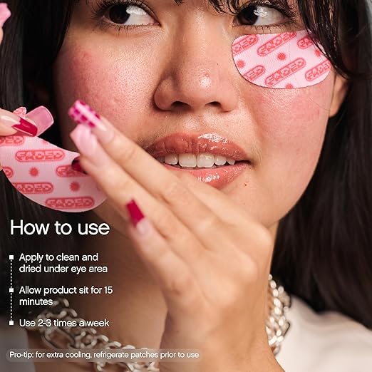 Topicals Faded Brightening Under Eye Masks – Depuff & Illuminate, 6 Pairs