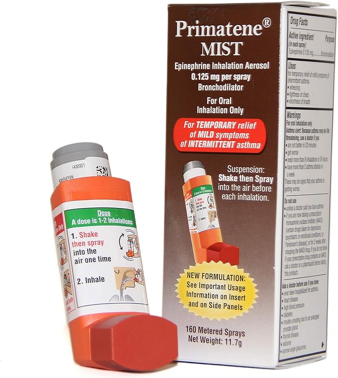 Primatene Mist – Gentle Relief for Intermittent Asthma Symptoms