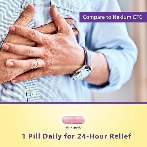 Curist Esomeprazole 20mg Capsules – 84 Count – Delayed-Release Acid Reducer for Frequent Heartburn Relief