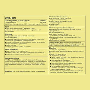 Curist Esomeprazole 20mg Capsules – 84 Count – Delayed-Release Acid Reducer for Frequent Heartburn Relief
