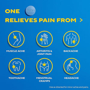 Aleve Back & Muscle Pain Relief Tablets – 250 Count