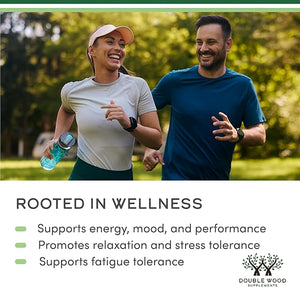 Double Wood Maca Root Capsules 1000mg – Black, Red & Yellow Maca for Energy, Performance & Mood Support – Non-GMO, Gluten-Free – 300 Capsules