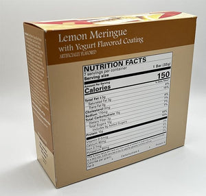 Lemon Meringue Bar – High Protein Nutrition Bar, Weight Loss & Meal Replacement, Low Sugar, Gluten Free, 7 Bars/Box