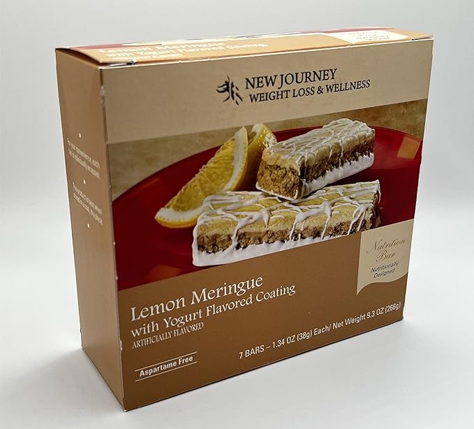Lemon Meringue Bar – High Protein Nutrition Bar, Weight Loss & Meal Replacement, Low Sugar, Gluten Free, 7 Bars/Box