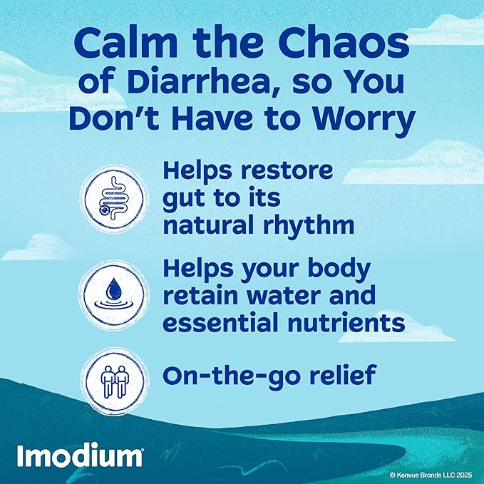 Imodium A-D Anti-Diarrheal Softgels – 24 Count