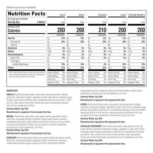 WonderSlim Protein Wafer Snack Bar Variety Pack – 15g Protein, Low Sugar, 0mg Cholesterol, Crunchy, 5 Flavors, 5ct