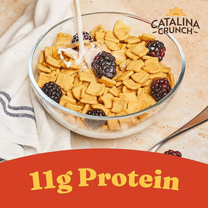 Catalina Crunch Protein Cereal – Cinnamon Toast, Sugar-Free, Gluten-Free, Keto Friendly, 9 oz Bag